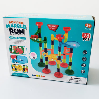 Plastic Marble Run Assembled Three-Dimensional Track Toy 24.5cm 8