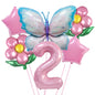 Butterfly Foil Balloon Set Birthday Party Decoration 40 Inch 13