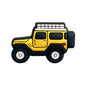 20pcs Silicone SUV Focal Beads Car Shape Side Profile Design 10