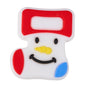 10pcs Silicone Focal Beads Christmas Snowman Tree Stocking Set 20