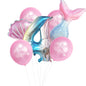 Mermaid Foil Balloon Set Birthday Party Decoration 17