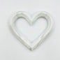 3Pcs 80mm Heart Silicone Beads Solid Color 10