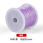 1mm 60m Flat Elastic Beading Cord Elastic String for Bracelets 18
