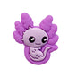 Silicone Focal Beads Axolotl Baby Figure with Smiling Face 4