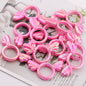 2Pcs 25x46mm Sakura Angel Wings Acrylic Beads UV Finish Color Plated 18