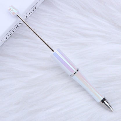 Handle Gradient Color Beadable Ballpoint Pens DIY Rainbow Opal Craft Supplies 11