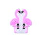 20pcs Silicone Focal Beads Rainbow Bear Giraffe Elephant Flamingo Set 8