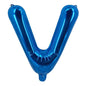 Blue Letter Foil Balloons Party Decoration 16 Inch 50pcs 24