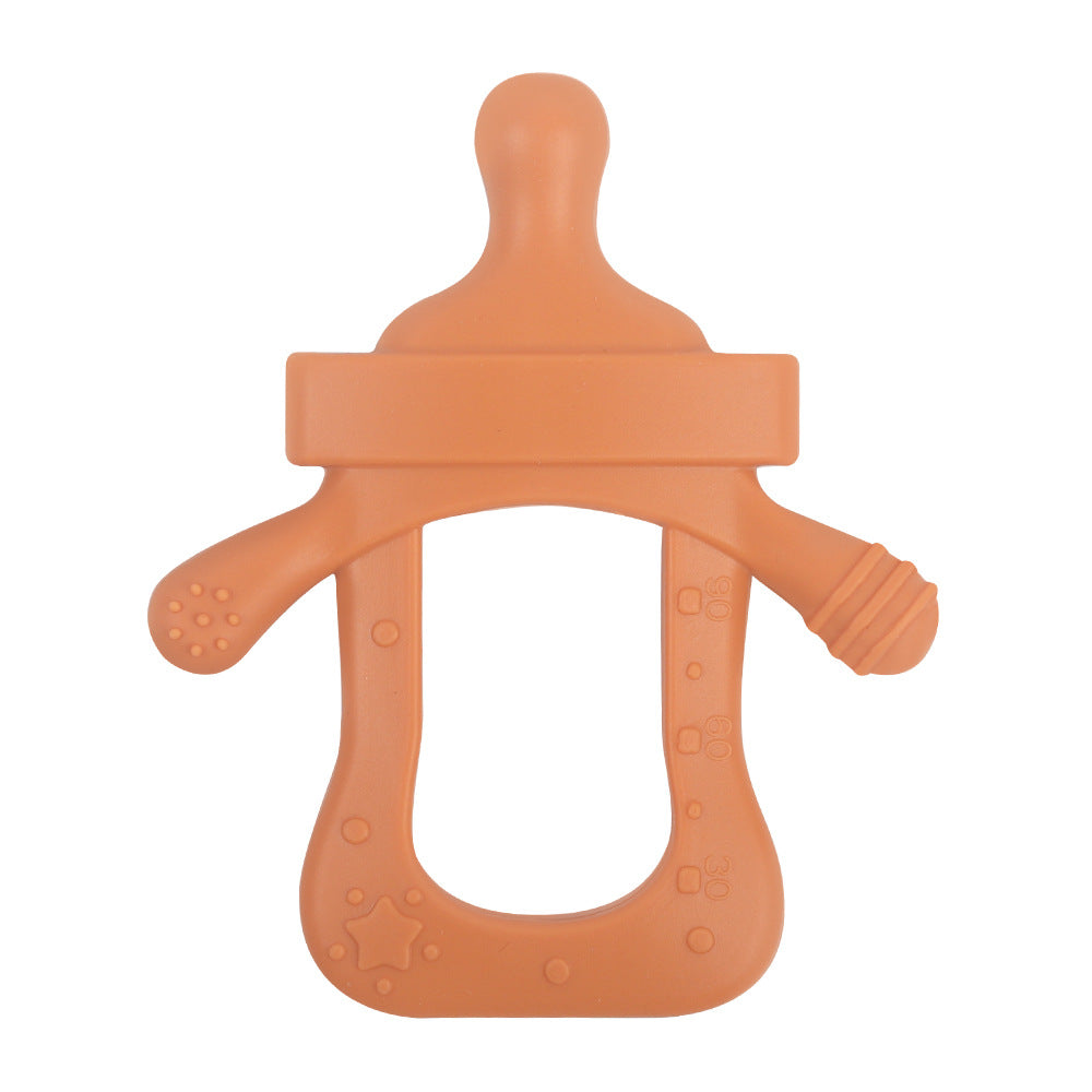 Silicone Baby Teething Toy Bottle Shape for Infant 30