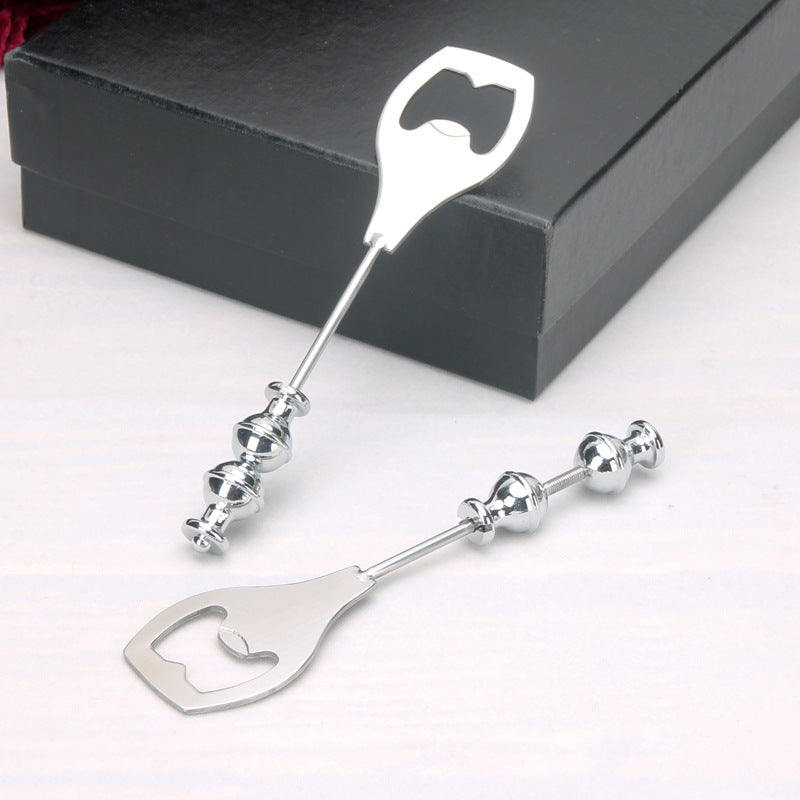 Stainless Steel Beadable Bottle Opener DIY Craft Supplies