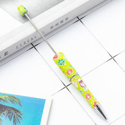 DIY Nurses Festival Multicolor Plastic Printed Beadable Ballpoint Pen 8