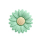 20pcs Silicone Focal Beads Daisy Flower Center Raised Detail 18