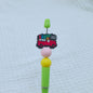 20Pcs Silicone Focal Beads Halloween Car Series Front Facing Design 8