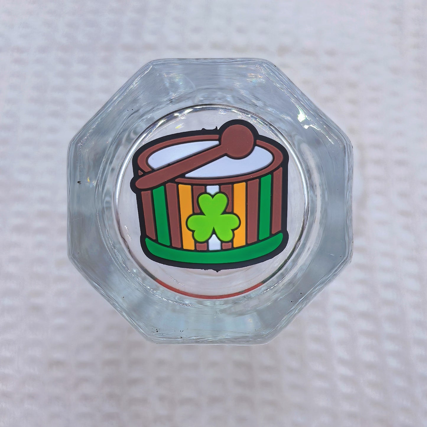 20Pcs Silicone Focal Beads Lucky Grass Rainbow Pot Drum and Hen Design 7
