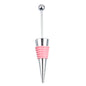 Beadable Wine Stopper Aluminum Alloy DIY Craft Supplies 12cm 6