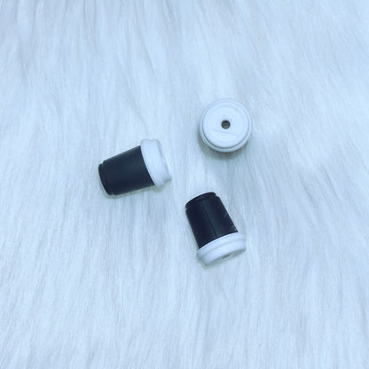 20Pcs Silicone 3D Focal Beads Solid Colorful Cup Holding Lid Detail 6