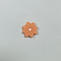 20Pcs Silicone Focal Beads Flower Macaron Color Simple Edition 12