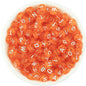 100pcs Letter Acrylic Beads Transparent Candy Color DIY Bracelet Making 10