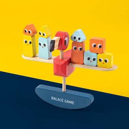 Wooden Flamingo Balance Beam Building Blocks Educational Toy 6