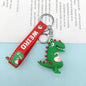 Dinosaur PVC Keychain Cartoon Charm with Strap 9