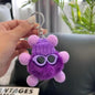 Small Monster Pom Pom Doll Keychain Plush Charm Accessory 15