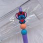 20Pcs Silicone Focal Beads Valentine Butterfly Stitch Design 9