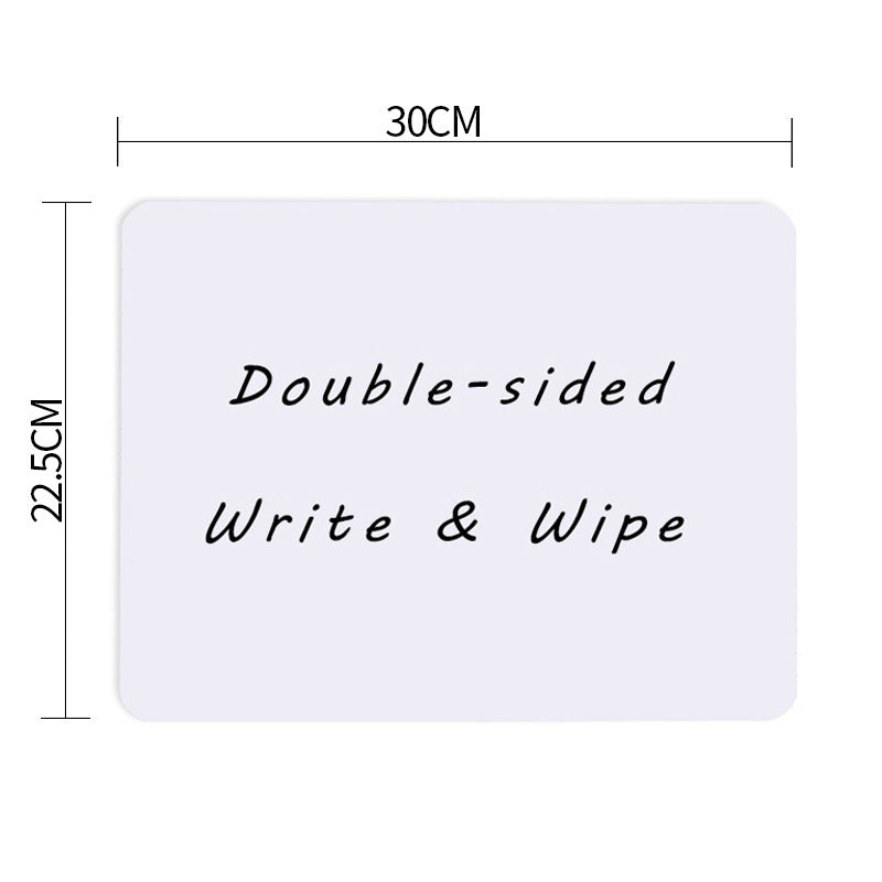 Melamine Double Sided Dry Erase Lapboard Educational Toy 30cm 7