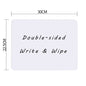 Melamine Double Sided Dry Erase Lapboard Educational Toy 30cm 7