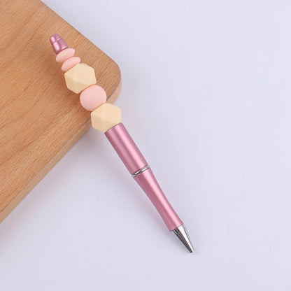 Colored Silicone Beaded Pens Handmade Office School Supplies Set 9
