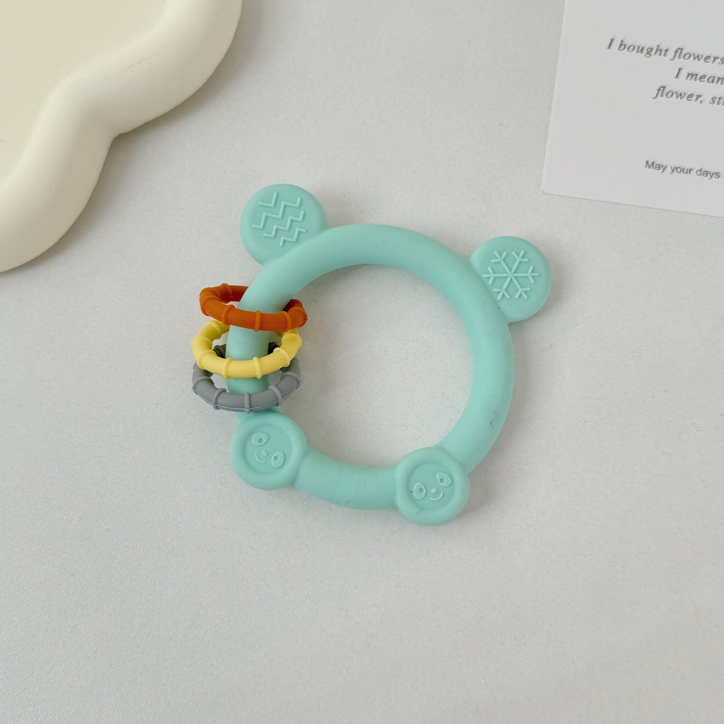 Silicone Animal Shape Teething Toy Hand Grip for Toddlers 10