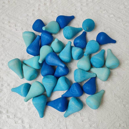 Small Beech Wood Building Blocks Educational Toy 36pcs 22