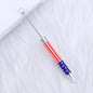 Long Printed Flag Sunflower Pattern Beadable Ballpoint Pens DIY Craft 7