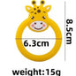 Animal Silicone Teething Toy Bear Giraffe Elephant for Baby 5
