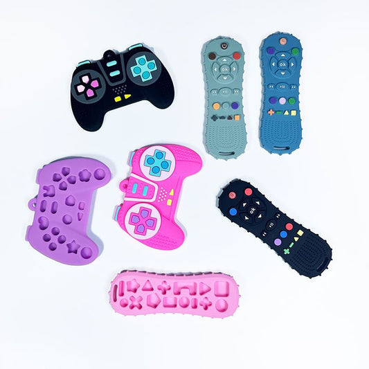 Silicone Remote Control Baby Teether Toy for Infants