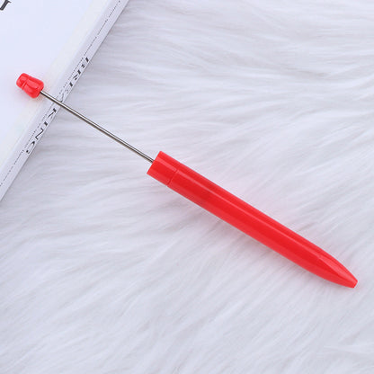 Long Creative Plastic Beadable Ballpoint Pens DIY Craft Supplies 16