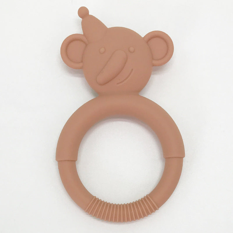 Silicone Baby Teething Toy Snowman Shape 2 Pcs Set 15