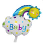 Cloud Sunflower Rainbow Smiling Face Foil Balloons Party Decoration 50pcs 13