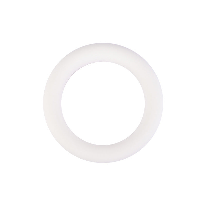 65mm Silicone Beads Solid Color Round Rings 6