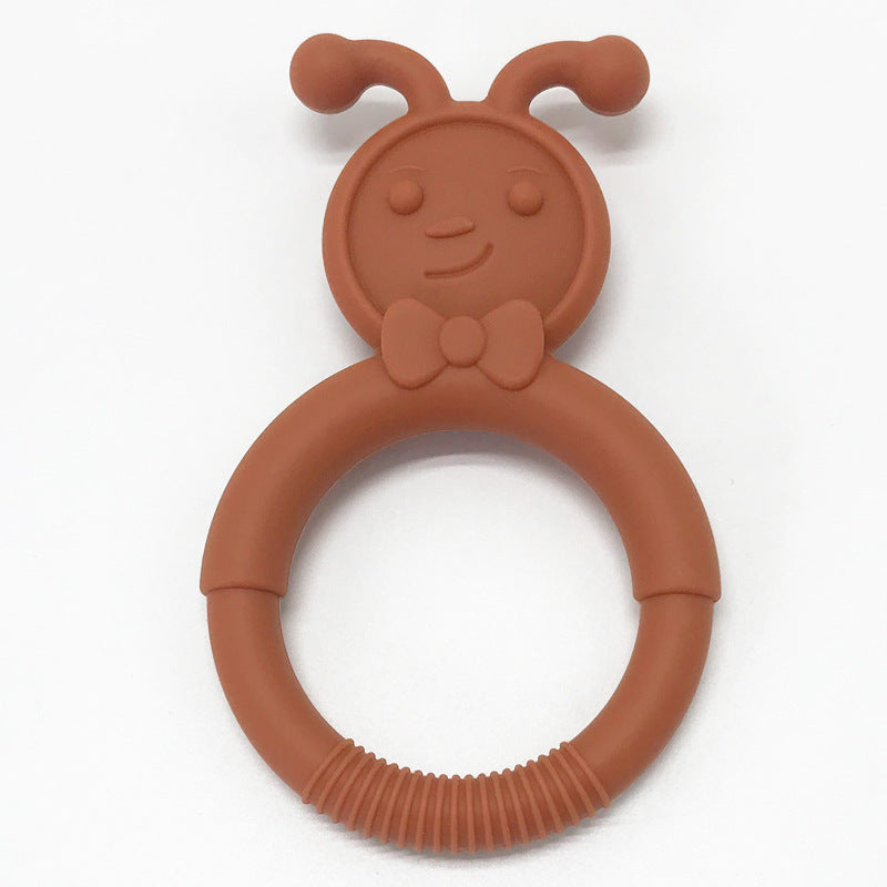 Silicone Baby Teether Bow Shape Soft Teething Toy 2 Pack 12
