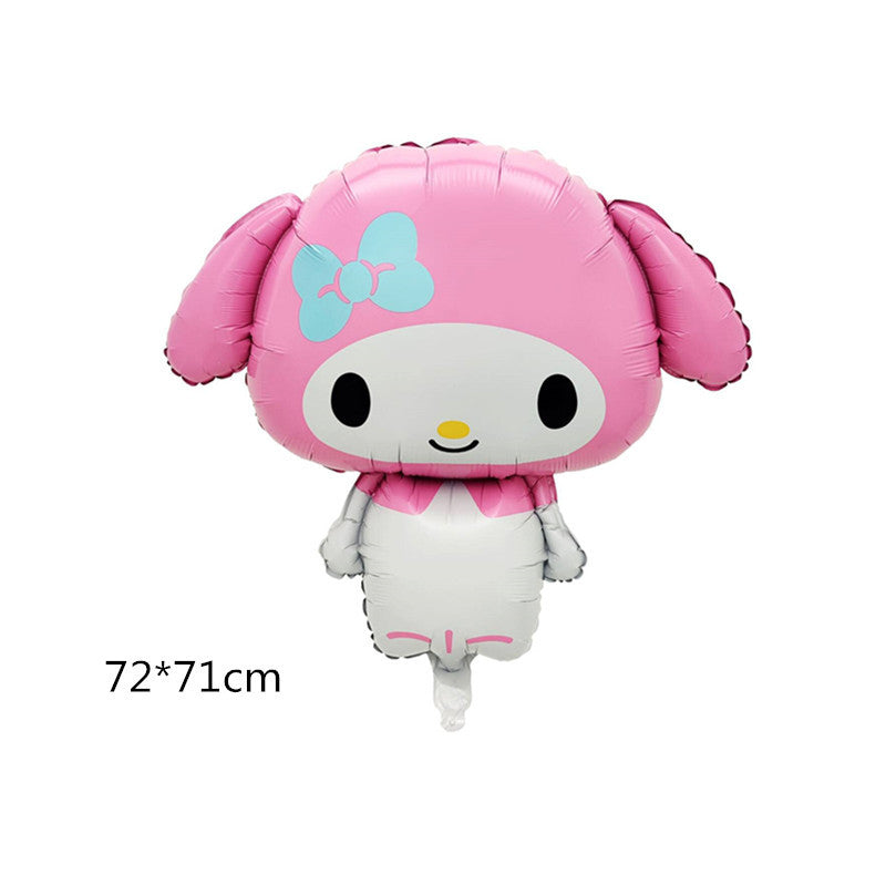 Sanrio Kuromi Melody Foil Balloons Birthday Party Decoration 5pcs 32