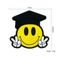 20Pcs Silicone Focal Beads Smiling Face Wearing Doctor Hat 2