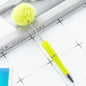 Plush Pom-pom Beadable Ballpoint Pens 15.5 x 0.8cm DIY Craft Supplies 14