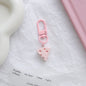 Cheese Slice Resin Keychain Cute Food Charm 7