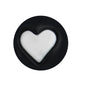 50pcs 15mm Heart Star Silicone Beads Solid Color 7