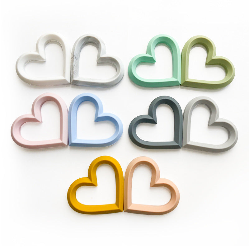 Heart Shaped Silicone Teething Toy for Baby 5