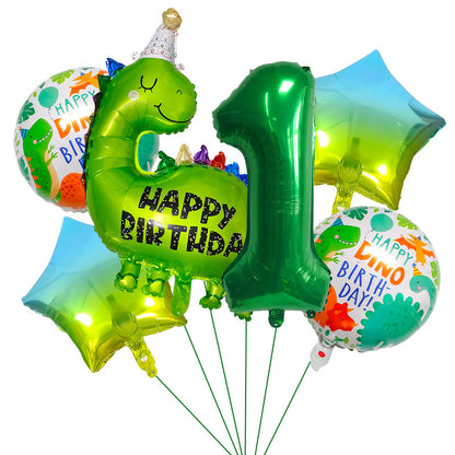 Dinosaur Foil Balloon Set Birthday Party Decoration 1Set 3