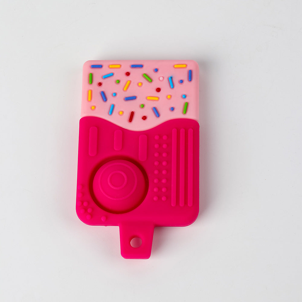 Silicone Teething Toy Stick Shape for Baby Comfort 9