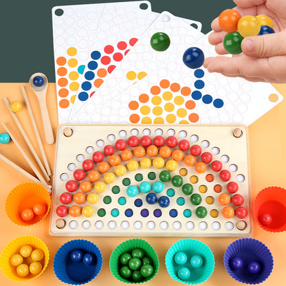 Wooden Classification Beads Montessori Toys Educational Toy 30x18x5cm 5