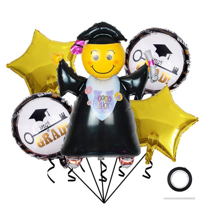 Graduation Foil Balloon Set Party Decoration 1Set 12