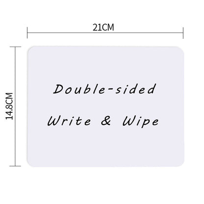 Melamine Double Sided Dry Erase Lapboard Educational Toy 30cm 2